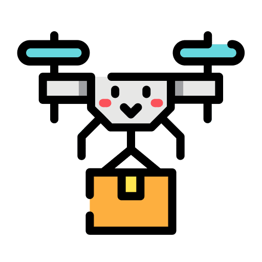Drone drone logistic purchase icon Drone drone logistic purchase icon