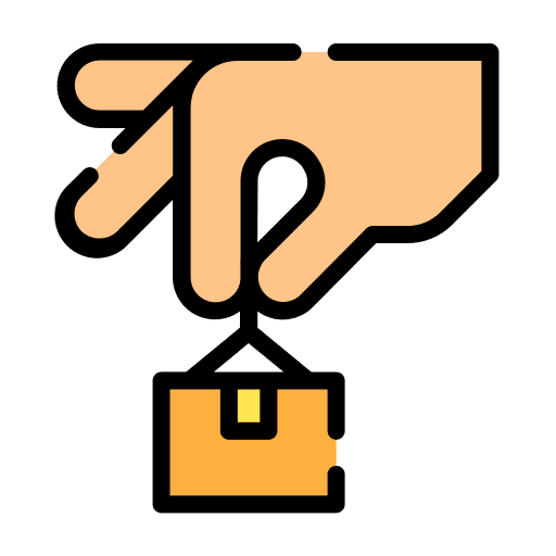 Picking package logistic shipping and delivery icon