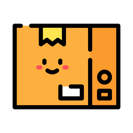 Package store face box icon Package store face box icon