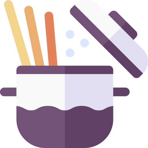 Pasta pasta boiling kitchen utensils icon