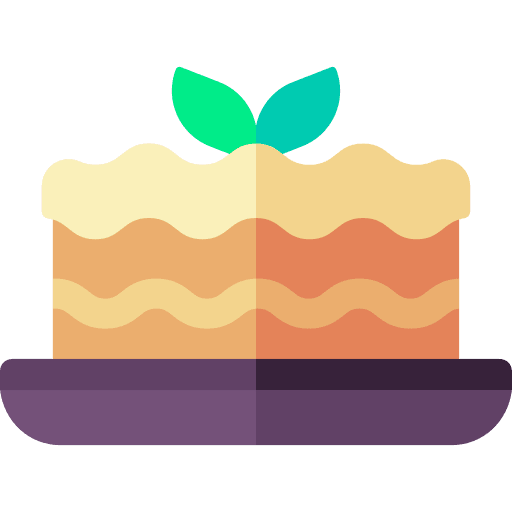 Lasagna italian food pasta tomato icon Lasagna italian food pasta tomato icon
