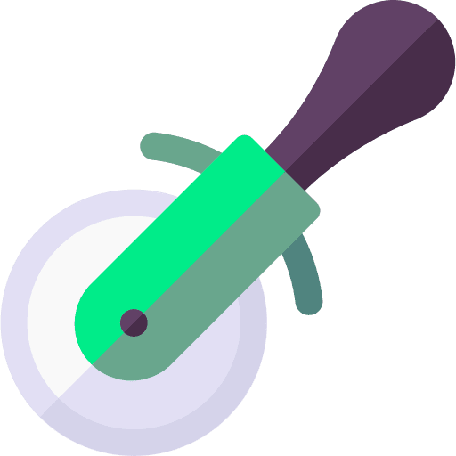 Pizza cutter cooking food and restaurant pizza cutter icon Pizza cutter cooking food and restaurant pizza cutter icon