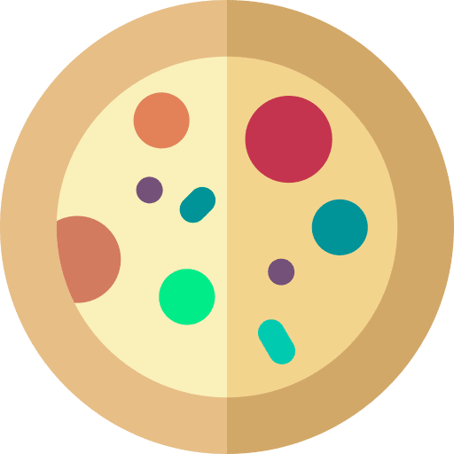 Pizza traditional italian food and restaurant icon Pizza traditional italian food and restaurant icon