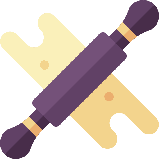 Rolling pin rolling pin dough cooking icon Rolling pin rolling pin dough cooking icon