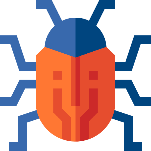Bug secure problem symbol icon