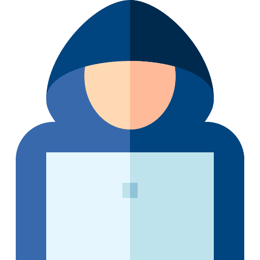 Hacker people user hoodie icon Hacker people user hoodie icon