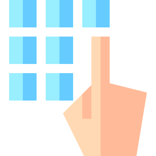 Keypad interface telephone phone icon Keypad interface telephone phone icon