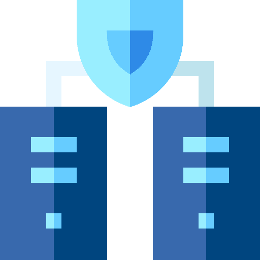 Server data mining secure mining icon Server data mining secure mining icon