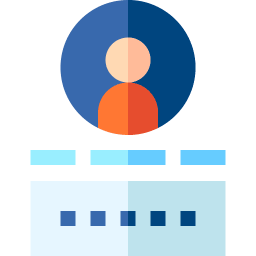 User seo and web login browser icon