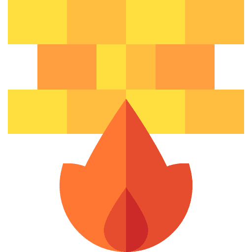 Firewall protection security firewall icon Firewall protection security firewall icon