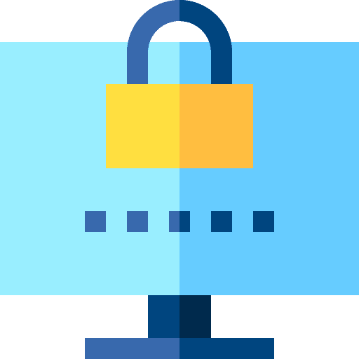 Password security lock secure data icon Password security lock secure data icon