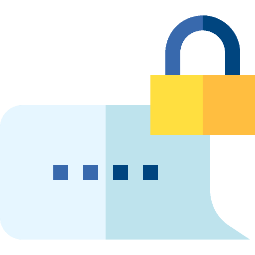 Chat message security chat icon Chat message security chat icon