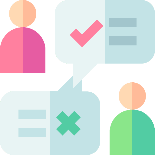 Complaint commerce and shopping speech bubbles complaint icon
