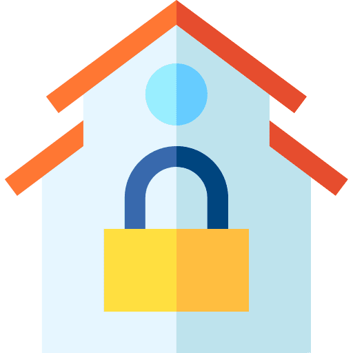 Security protection link home icon Security protection link home icon