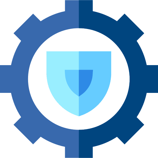 Settings protection security configuration icon Settings protection security configuration icon
