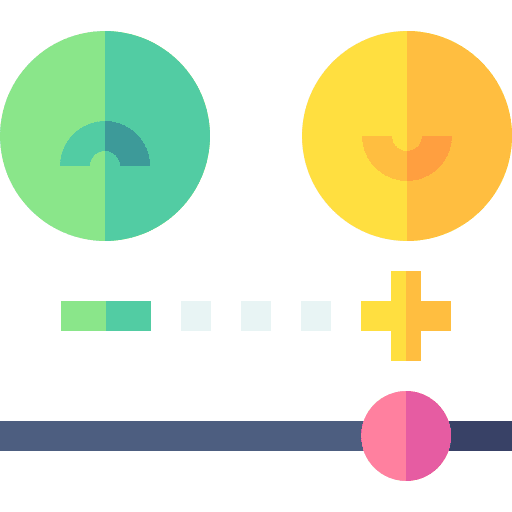 Satisfied bar satisfied feedback icon