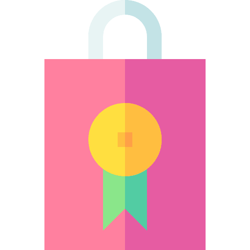 Shopping bag commerce business bag icon
