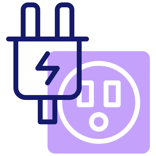 Socket socket electronics electric icon