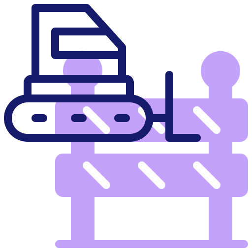 Bulldozer vehicle bulldozer bulldozing icon