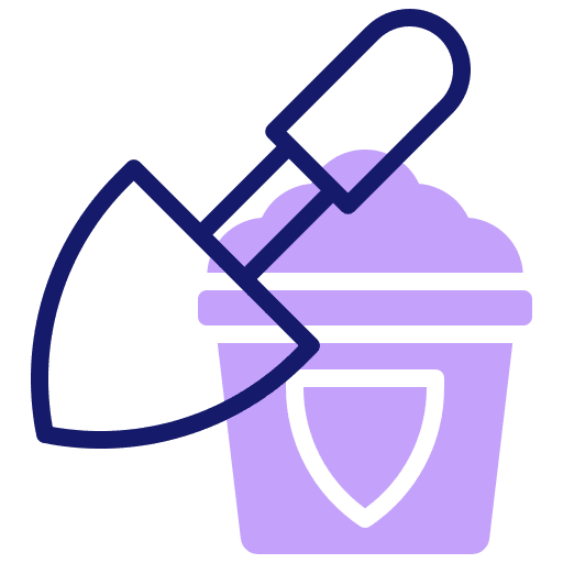 Shovel construction and tools bucket shovel icon Shovel construction and tools bucket shovel icon