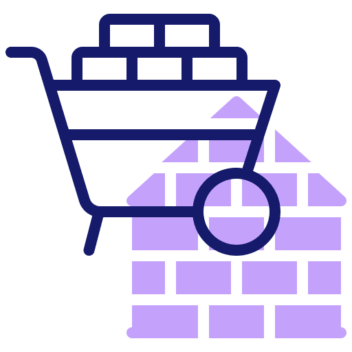 Wheel barrow tool wheel barrow construction and tools icon Wheel barrow tool wheel barrow construction and tools icon