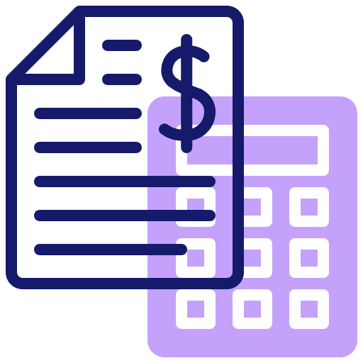 Budget file budget business and finance icon