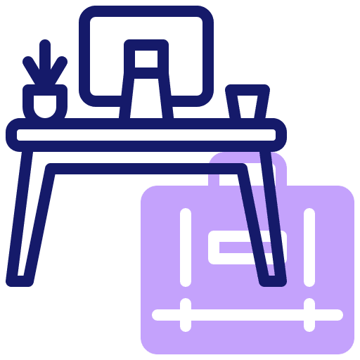 Workspace furniture furniture and household study icon Workspace furniture furniture and household study icon