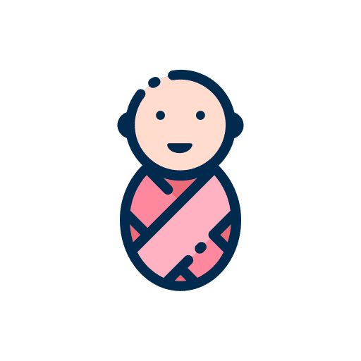 Newborn child new born face icon Newborn child new born face icon