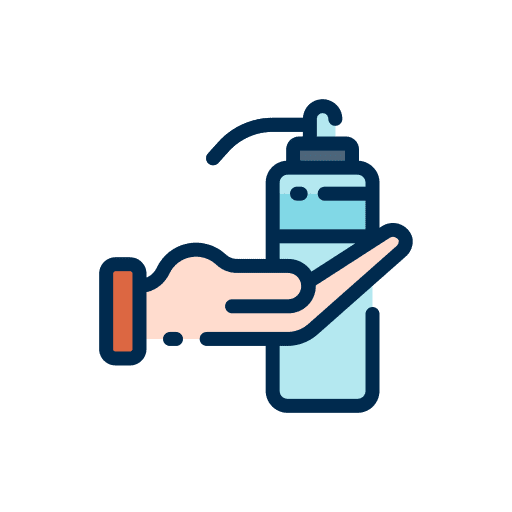 Sterilization healthcare security liquid icon Sterilization healthcare security liquid icon