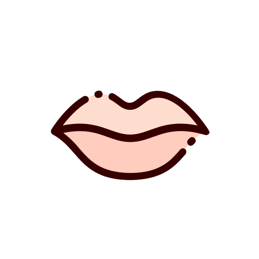 Lips kiss mouth healthcare and medical icon Lips kiss mouth healthcare and medical icon