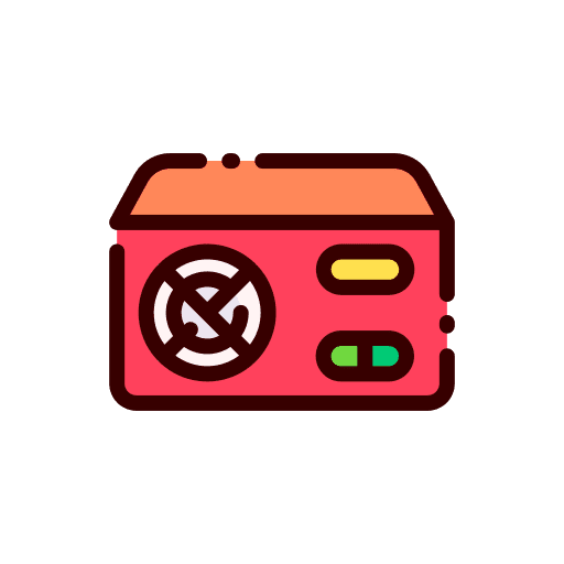 Power supply component electronics computer hardware icon Power supply component electronics computer hardware icon