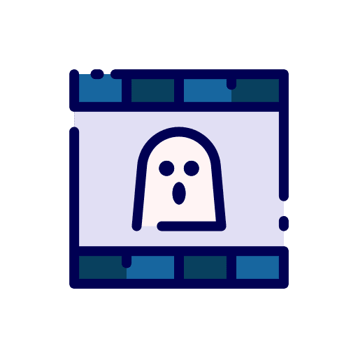 Horror movie movie horror music and multimedia icon Horror movie movie horror music and multimedia icon