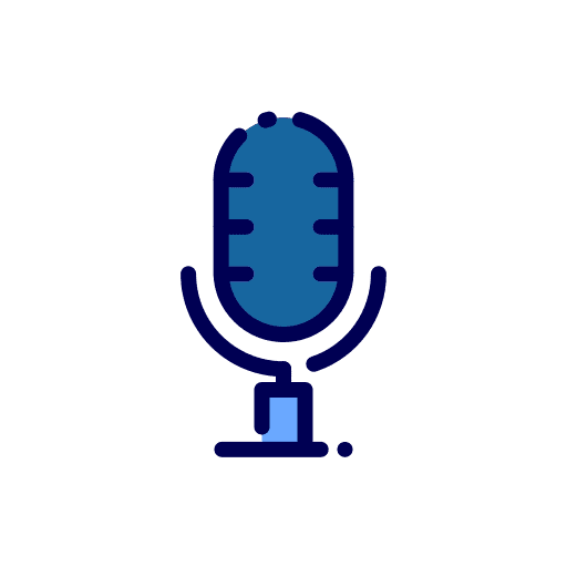 Microphone voice recording microphones radio icon