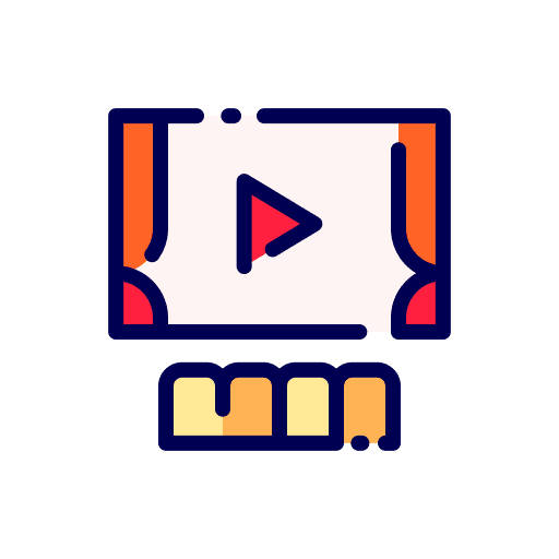 Cinema viewing room cinema conference icon Cinema viewing room cinema conference icon