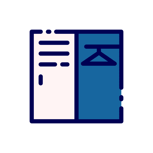 Dressing room furniture and household closet dressing icon Dressing room furniture and household closet dressing icon