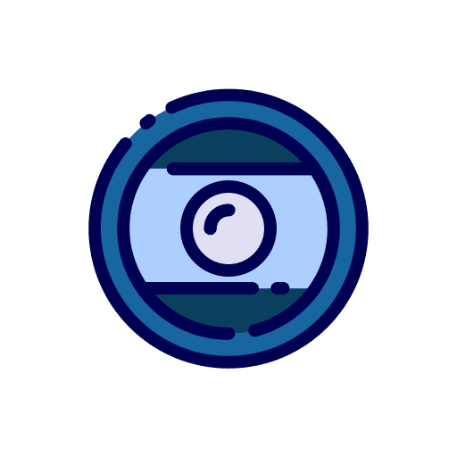 Lens zoom photo camera picture icon Lens zoom photo camera picture icon