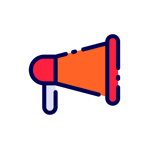 Megaphone mouthpiece brand public relation icon Megaphone mouthpiece brand public relation icon