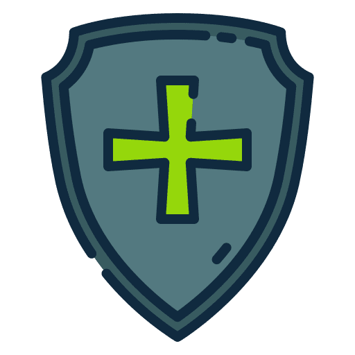 Shield economy security insurance icon