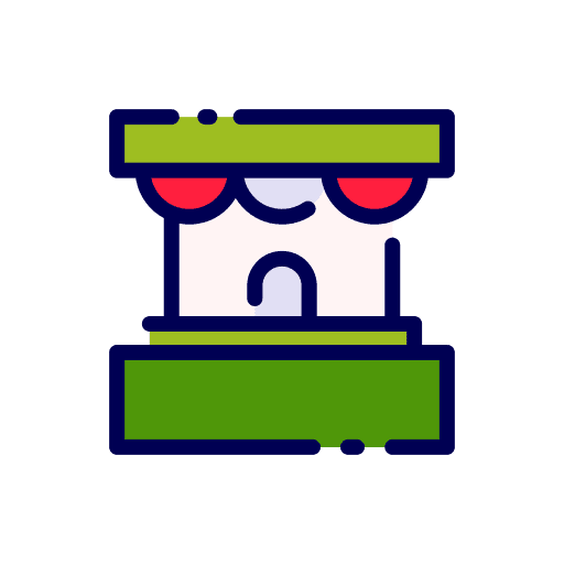 Ticket office box office amusement park entertainment icon Ticket office box office amusement park entertainment icon