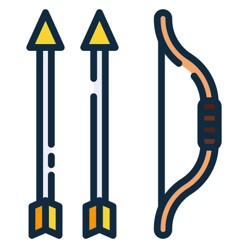 Bow and arrow cupid cupid bow love and romance icon