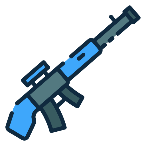 Rifle rifle war firearm icon