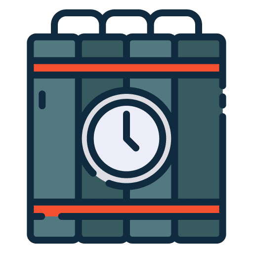 Time bomb weapon dinamite miscellaneous icon
