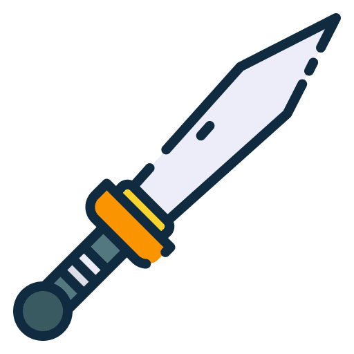 Blade sword antique weapon icon
