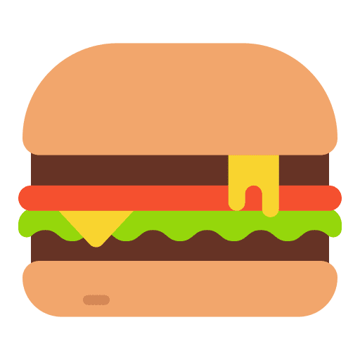 Burger food fast food burger icon
