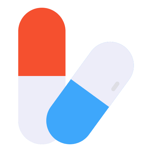 Capsule healthcare and medical pills pill icon