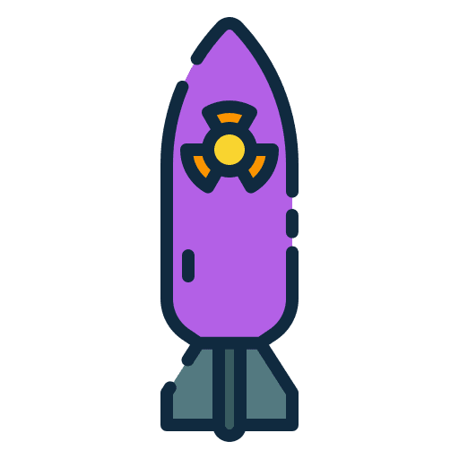 Nuclear radiation radioactive barrel icon