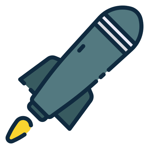 Torpedo explosion torpedo missile icon