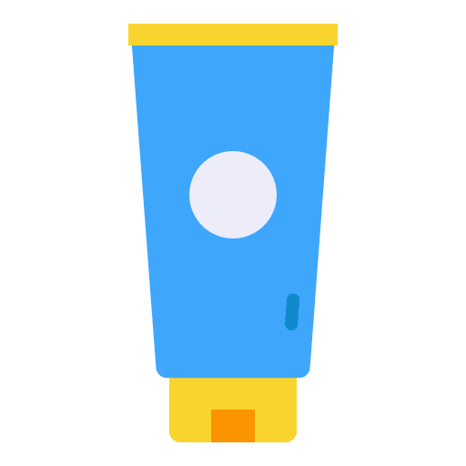 Cream healthcare and medical skin care cosmetics icon