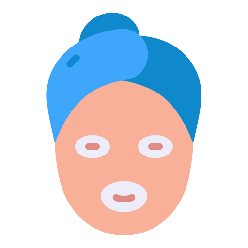 Facial mask beauty healthcare and medical face mask icon Facial mask beauty healthcare and medical face mask icon