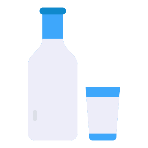 Milk food and restaurant baby bottle milks icon Milk food and restaurant baby bottle milks icon